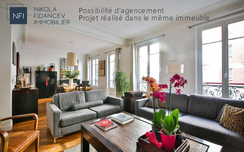Appartement à rénover avec tout le cachet de l’ancien – Paris 15ème