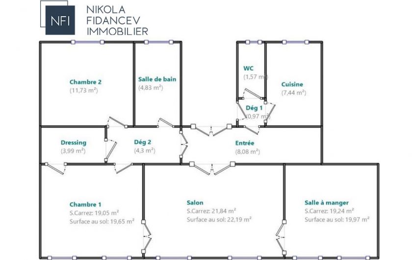 Appartement à rénover avec tout le cachet de l’ancien – Paris 15ème