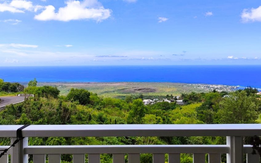 Villa vue dégagée sur l’océan à 180° / 3 chambres – Ile de la Réunion – Les Avirons 97425