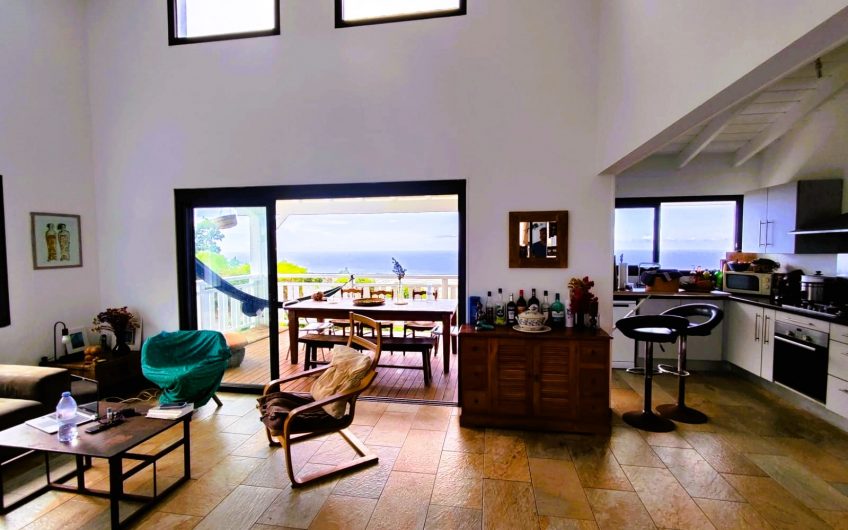 Villa vue dégagée sur l’océan à 180° / 3 chambres – Ile de la Réunion – Les Avirons 97425